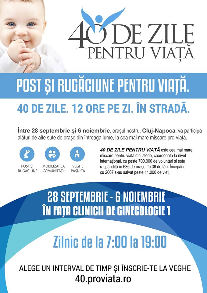 ASCOR Cluj participa la CAMPANIA <i>“40 DE ZILE PENTRU VIAȚĂ”</i>