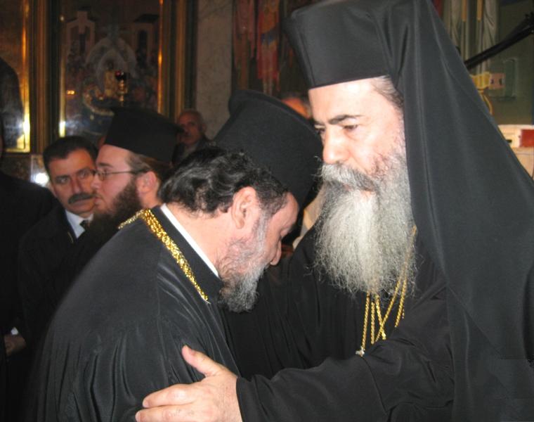 VIZITA PATRIARHULUI IERUSALIMULUI IN GAZA