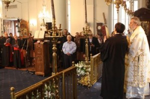 rugăciuni în comun în timpul Liturghiei în Cipru