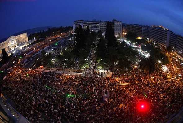 Proteste in Grecia