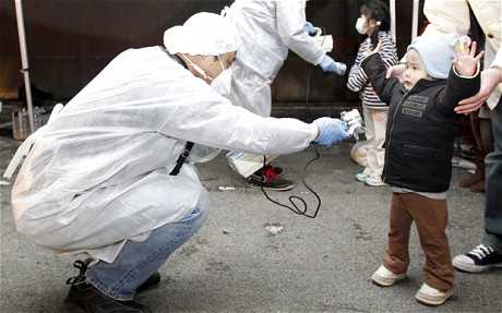 COPII IRADIATI LA FUKUSHIMA, la 60 km de centrala