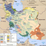 Distributia populatiei in Iran, pe grupuri etnice