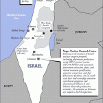 Principalele locatii israeliene legate de facilitatile nucleare