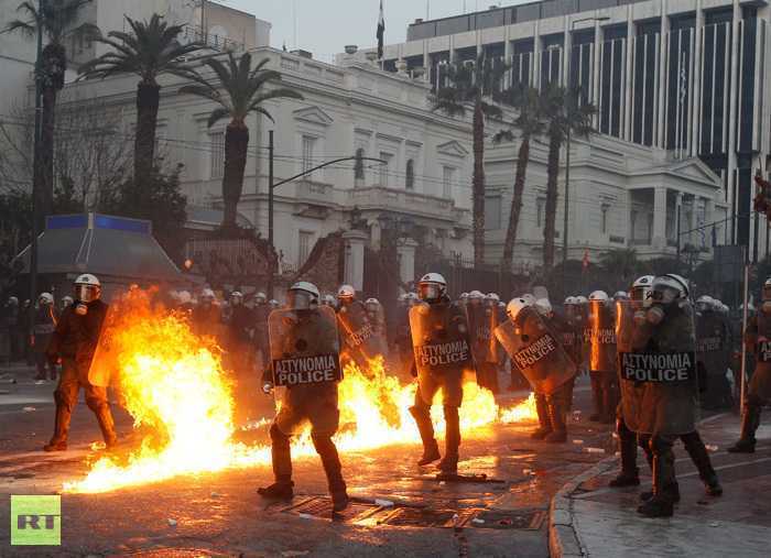 atena demonstratii