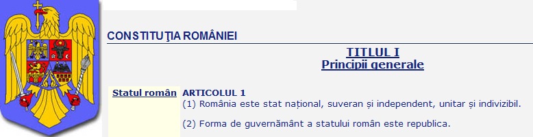 UDMR vrea modificarea Constitutiei in 2013 pornind de la ARTICOLUL PRIVIND STATUL NATIONAL