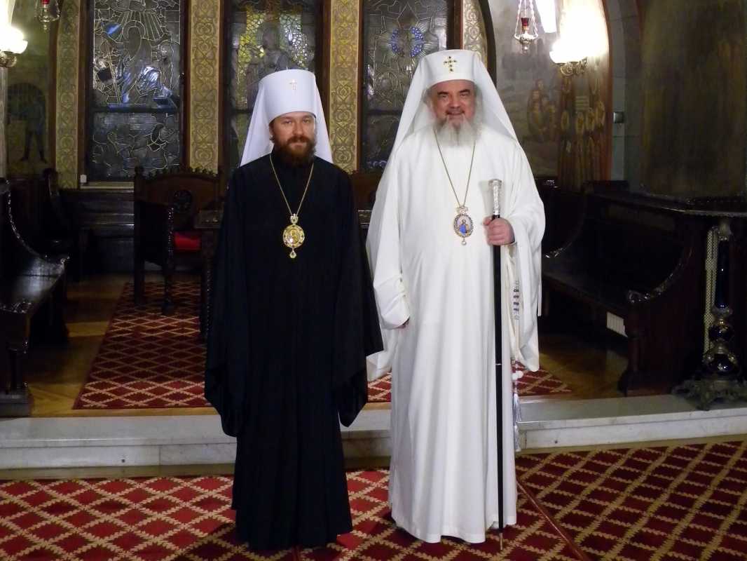 PATRIARHUL DANIEL l-a primit in vizita pe IPS ILARION ALFEYEV, seful Departamentului de Externe al Patriarhiei Ruse