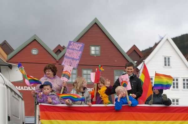 children gay parade in Norway