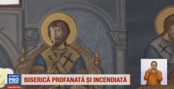 BISERICA veche de 150 de ani, PROFANATA si INCENDIATA de SATANISTI in judetul Mures (Video)