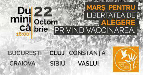 PROTESTE IMPOTRIVA VACCINARII OBLIGATORII. In Bucuresti, s-a incercat, din nou, modificarea traseului