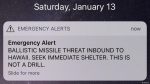 FALSA ALARMA de ATAC cu racheta nucleara