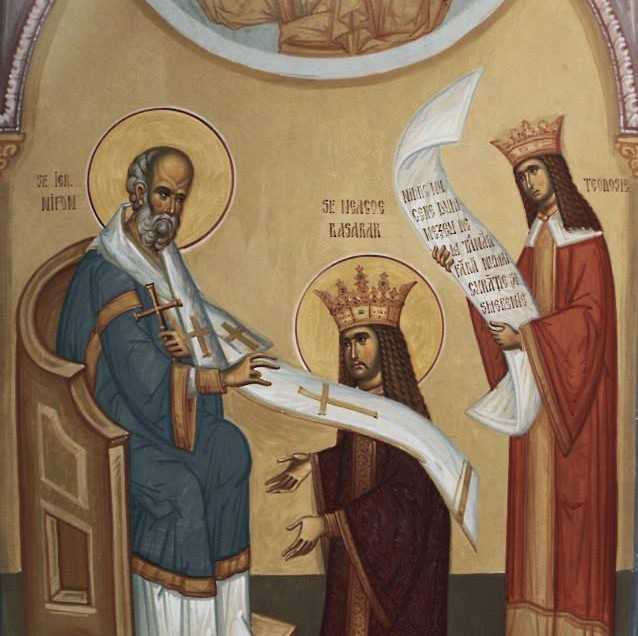 SFANTUL NEAGOE BASARAB SI INVATATURILE SALE CATRE FIUL SAU, THEODOSIE. Ce voievozi am avut, ce credinta aveau…