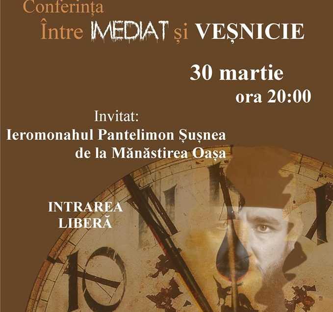 PARINTELE PANTELIMON DE LA OAȘA despre galagia Imediatului invaziv si agresiv VS. soapta discreta si delicata a Vesniciei: “CAND NI SE FURA VIATA, NI SE FURA CLIPA CU CLIPA!” <i>(video – conferinta la Cluj, martie 2016)</i>
