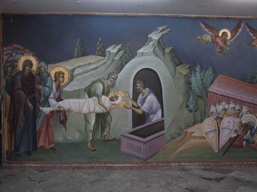 DENIA SAMBETEI MARI, PROHODUL DOMNULUI (video, audio, cantari psaltice) – Chipurile calauzitoare ale rugaciunii: CRUCEA, INGROPAREA SI MORMANTUL GOL: <i>“Pe masura ce rugaciunea creste, inima se face partasa la TAINA DARUIRII DE SINE a lui Hristos</i>, devenind ea insasi un MORMANT in care salasluieste Domnul”