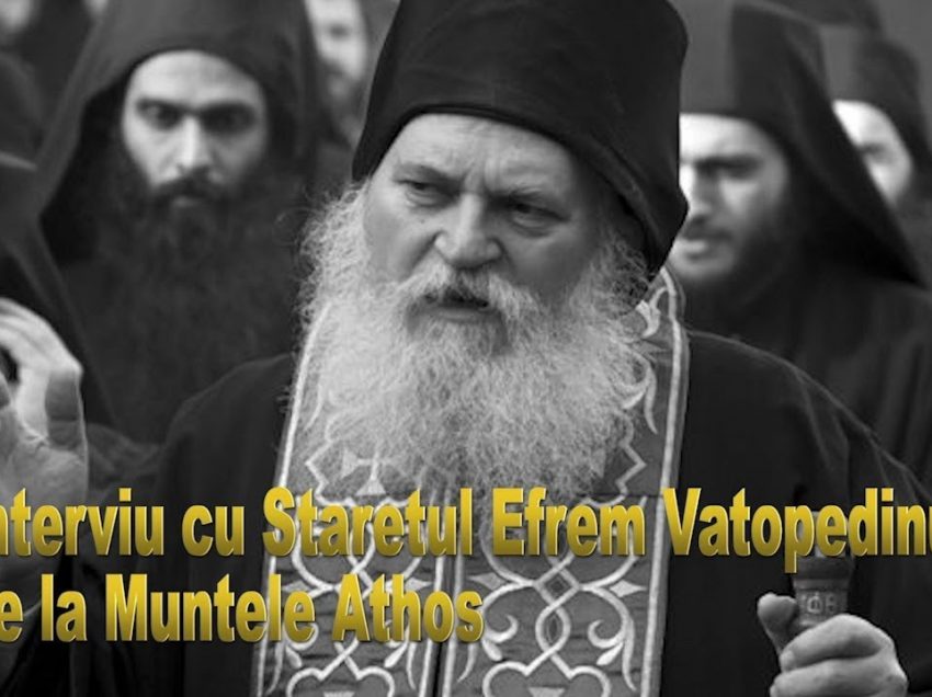 SUSTINERE PENTRU REFERENDUM din SFANTUL MUNTE ATHOS. Staretul EFREM de la VATOPEDU si Parintii Schitului PRODROMU ii indeamna pe români la MARTURISIRE prin vot si prin cuvantul de propovaduire si ii sfatuiesc <i>“sa nu-si plece urechea la soaptele insuflate de cel viclean pentru a-i abate de la participarea la Referendum”</i>