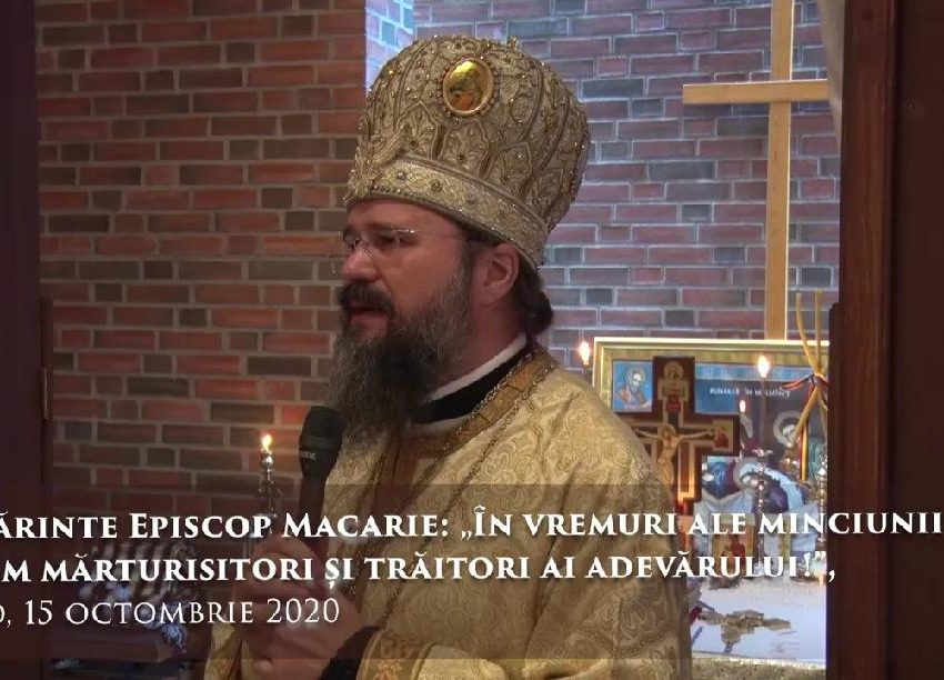 Cuvânt al PS MACARIE la Oslo: <i>“Atunci când autoritățile laice ne spun cum să ne împărtășim euharistic și cum să ne cinstim sfinții, aceasta este o SAMAVOLNICIE pe care trebuie SĂ O DENUNȚĂM ca atare!</i> ÎN VREMURI ALE MINCIUNII, să fim MĂRTURISITORI și TRĂITORI ai adevărului!” (VIDEO, TEXT)