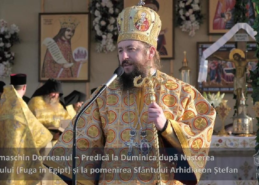 DUMNEZEU DERANJEAZĂ, FIINDCĂ VĂDEȘTE CINE SUNTEM. Predică la FUGA ÎN EGIPT și de ziua SFÂNTULUI ARHIDIACON ȘTEFAN, la PUTNA, a PS DAMASCHIN DORNEANUL (video, text): ÎNȚELEPCIUNE și DEMNITATE în fața celor care ne sunt potrivnici, dar GRIJĂ LA VIAȚA NOASTRĂ și la recunoașterea bolilor noastre ascunse